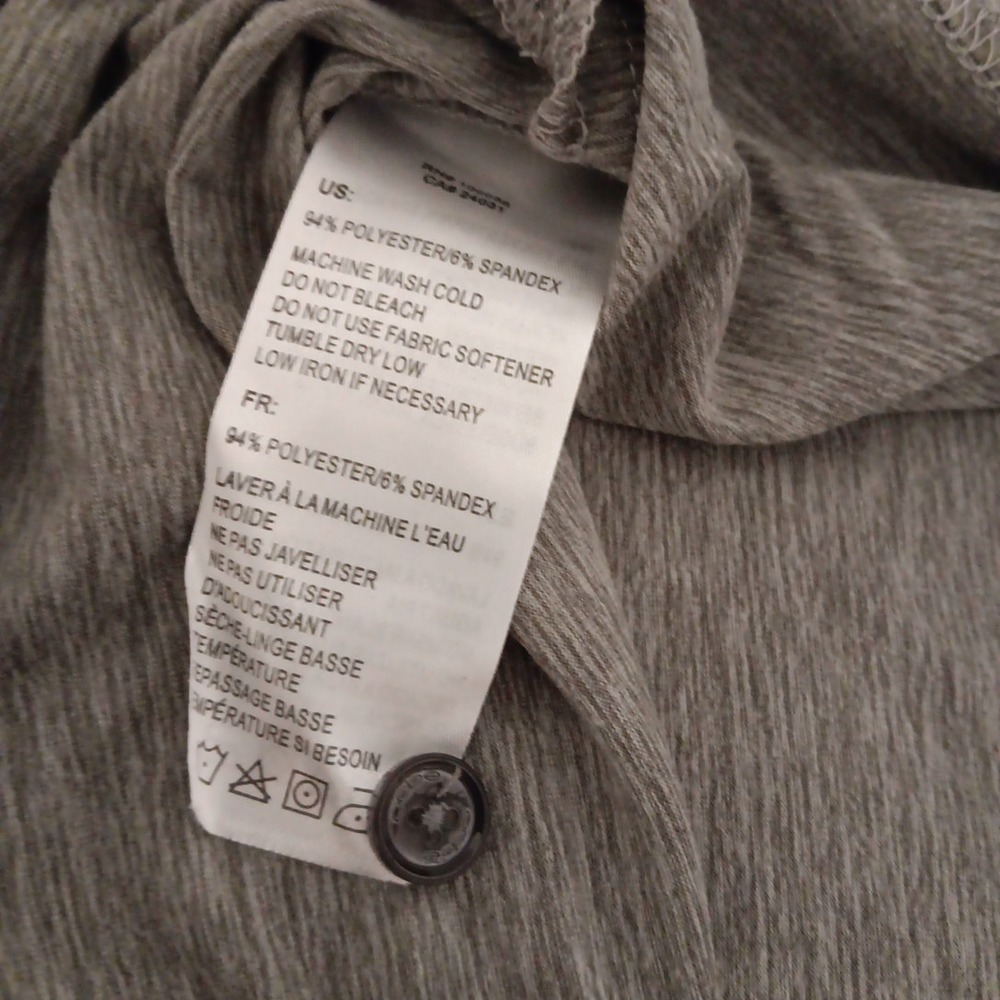 Oobé Men's Polo Shirt NWT Sz 3XL Gray Hydrovent Short Sleeve - Picture 9 of 13